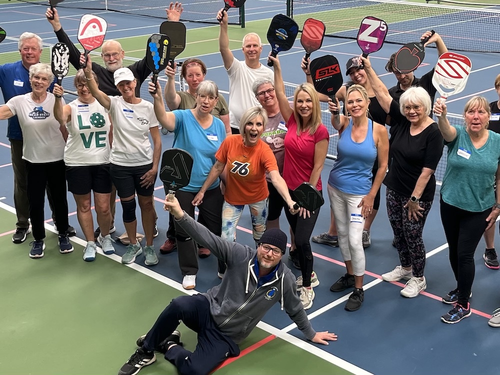 pickleball party group corporate