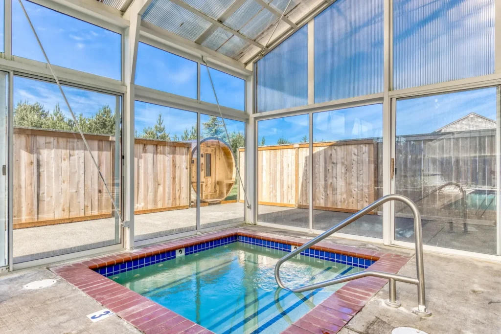 Hottub at Lighthouse Oceanfront Resort